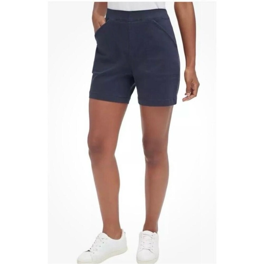 Nautica Women's Navy Chino Pull On Shorts